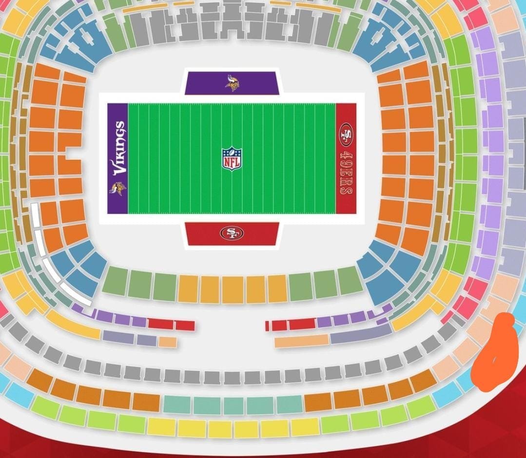 elizaaargo1's tweet photo. Vendo 2 boletos para la nfl en México zona 600 corner $3100 cada uno https://t.co/BgeWp28Nym