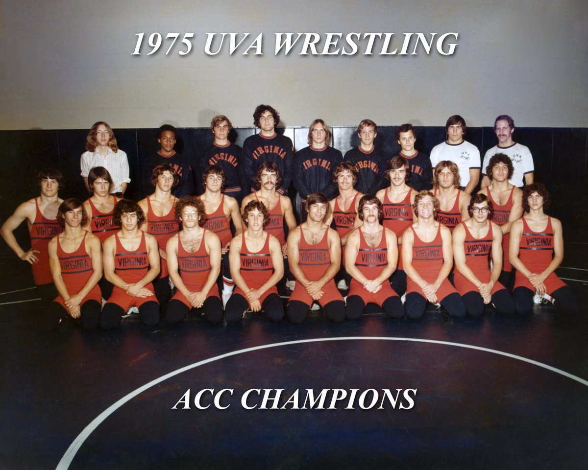 UVAWrestling's tweet photo. As we look forward to Hoos Giving Day on September 21, we look back at 3 ACC Championships in four years when the Hoos claimed titles in 1974, 1975 and 1977. 

It was a stretch where the Hoos finished top two in the ACC 8-of-10 straight years.
 
#GoHoos | #TheVirginiaWay https://t.co/A4qbsm0NsJ