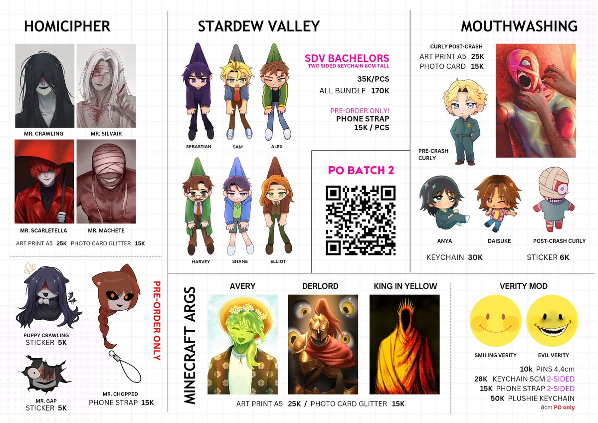 k1ppiy's tweet photo. SECOND BATCH is here ‼️ 
❤️&amp;🔄 are very appreciated 🤍 
Scrapartstudent's #CF23 

📌 ICE BSD
DRIPSAIN KOMUNICRAZY RIZZUAL (booth no. TBA)
📅 Batch duration : 18 Sept - 25 Sept

🔗: https://t.co/s9c9a8mXuA

#CF23Catalogue #comifuro23 #Comifuro23Catalogue #MCYT https://t.co/owhOeR5YZb