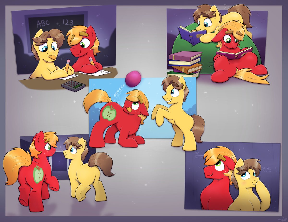 YellowArtPone's tweet photo. 🍎Time Flies when you're having Fun☀️

#ThrowbackThursday #mlpfim #BigMacintosh #Caramel #CaraMac https://t.co/lpsoSxhGDU