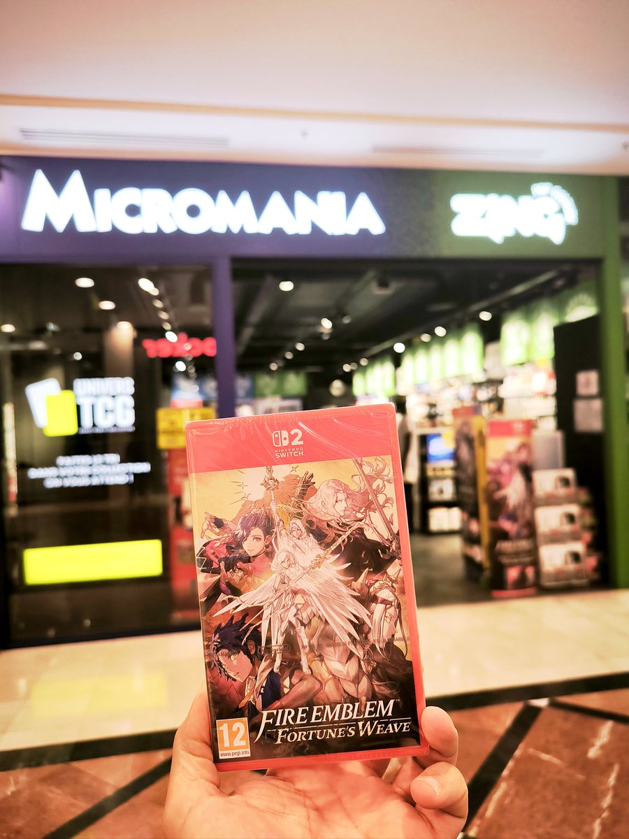 GhaithDalhoumi's tweet photo. I got my copy, canโt wait to start the adventure. ๐คฉโจ
Fire Emblem: Fortuneโs Weave looks stunning in hand. Time to jump in.
#FireEmblem #FortunesWeave #NintendoSwitch2 #Switch2 #Nintendo #Gaming #PhysicalEdition #StrategyRPG https://t.co/io1RGeS4F7