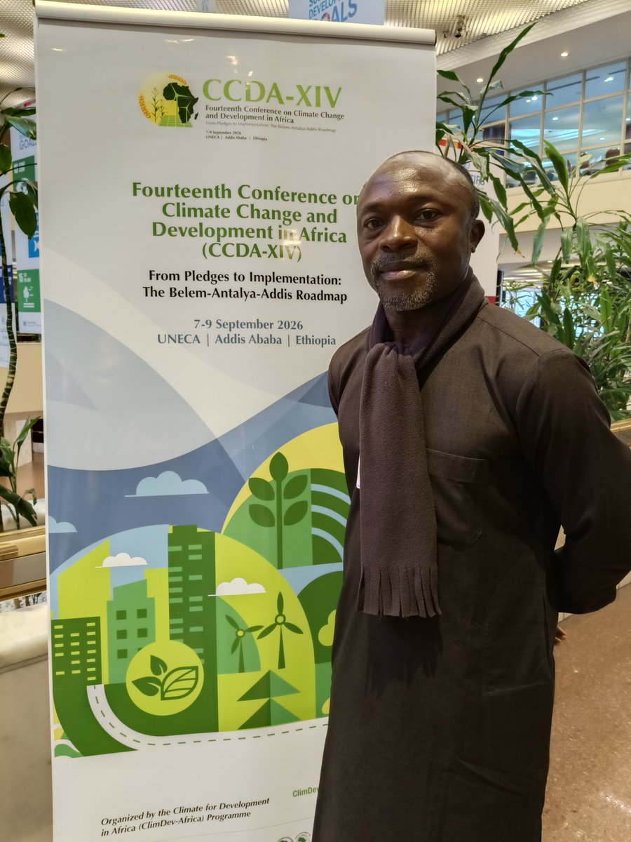 TabiJoda1's tweet photo. Climate Change &amp; Development in Africa Conference #CCDAXIV concluded with overwhelming success and strong calls for mobilising domestic climate finance.

I spoke on the Food-Water-Energy nexus and how it stands as a robust engine of climate resilience for Africa.

@FAOCameroun https://t.co/BgVbi2zvEL