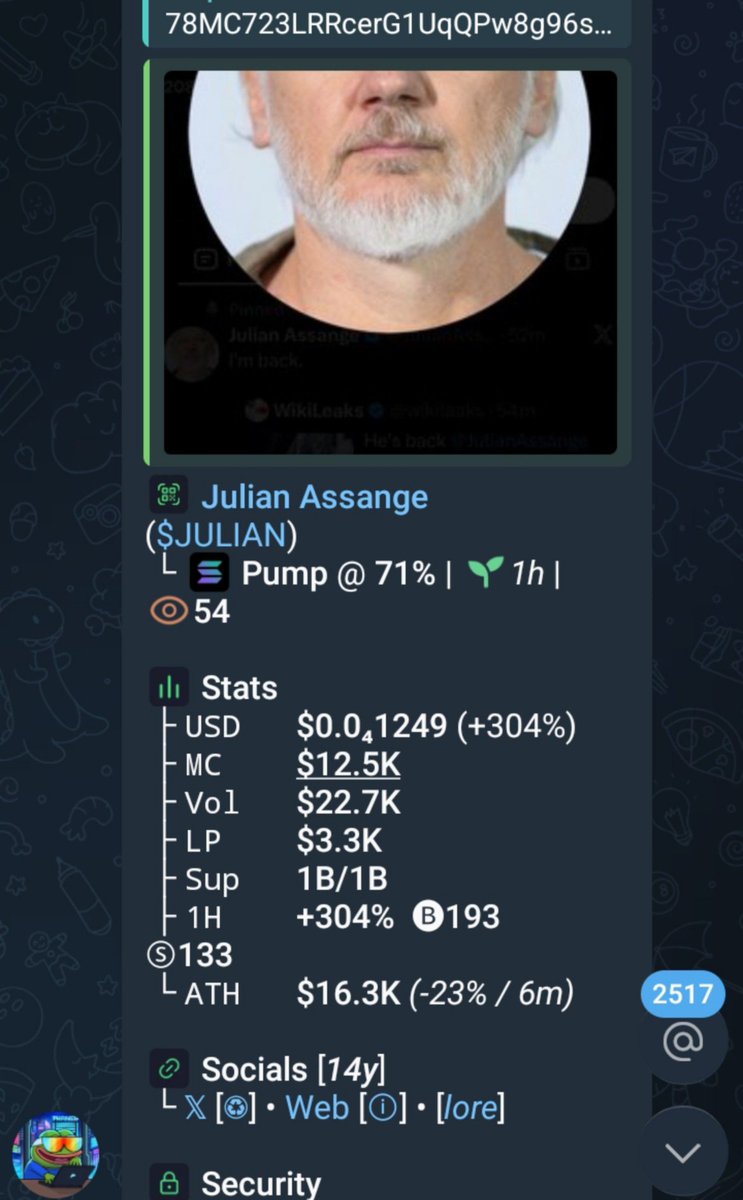 Echelon007's tweet photo. 34X up from my call on $JULIAN 🖨️

CA:
78MC723LRRcerG1UqQPw8g96saHjmiUV5hUsSuL6n3GC https://t.co/mhhYibvUBP