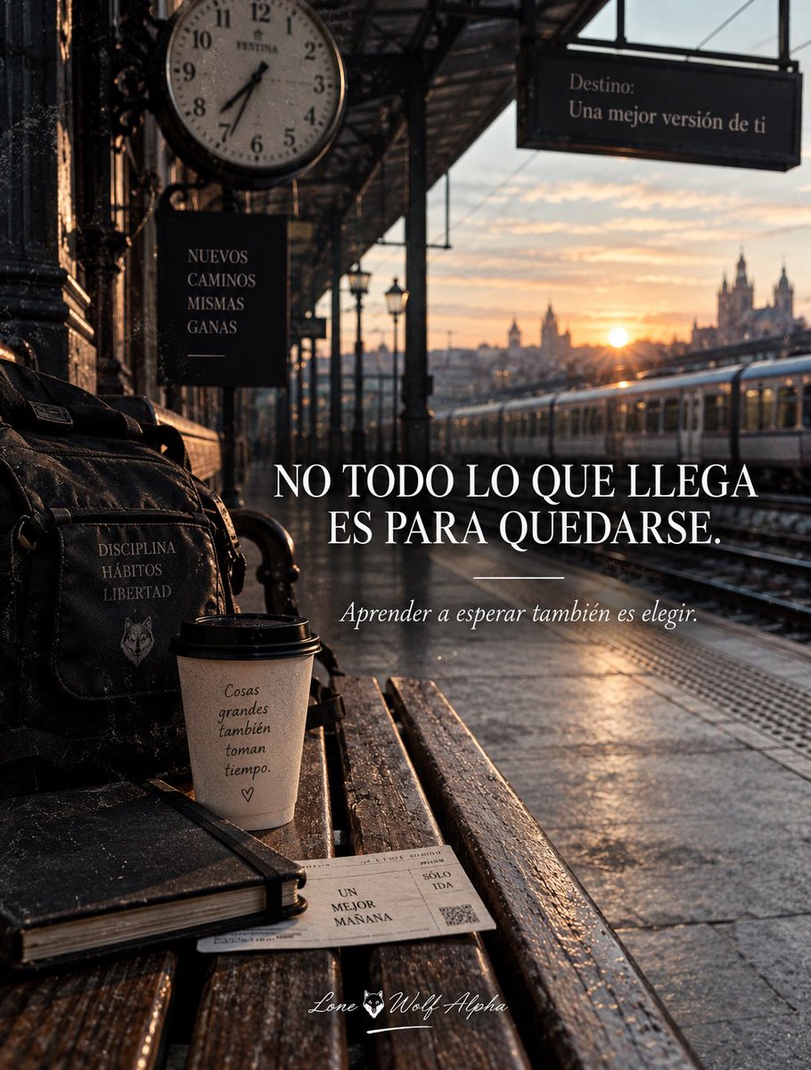 239_lonewolf's tweet photo. NO TODO RETRASO ES UN DESVÍO. 🚂 https://t.co/XROKdoXt8G