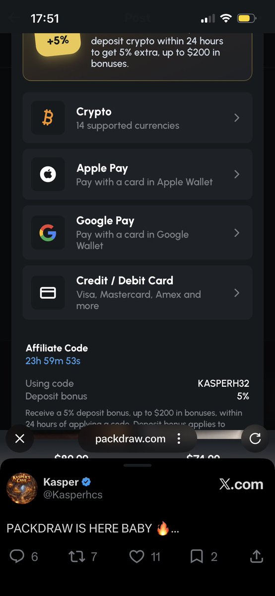 PhilTaylor3914's tweet photo. @Kasperhcs Interested to try this site :)
@0xARCR7 @arvisplays @carnagexop01 https://t.co/Yg10uWE3F8
