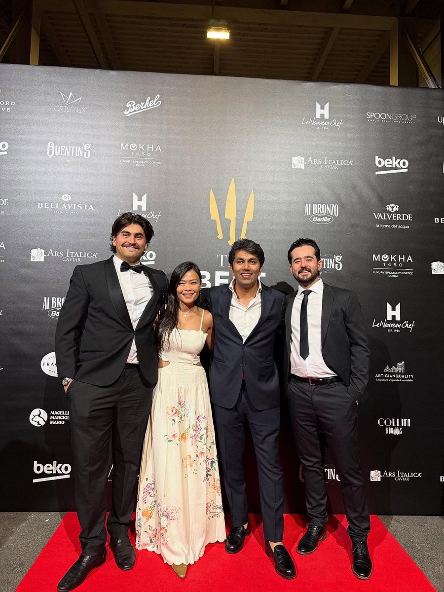 KitVentre's tweet photo. What an incredible event. We celebrated global culinary friends, creativity, innovation, knowledge and mentorship—coming together in friendship, kindness and love. Special congratulations to our Dubai chefs. You made us proud. Chef Himanshu Saini https://t.co/rj9M7Rdrj3