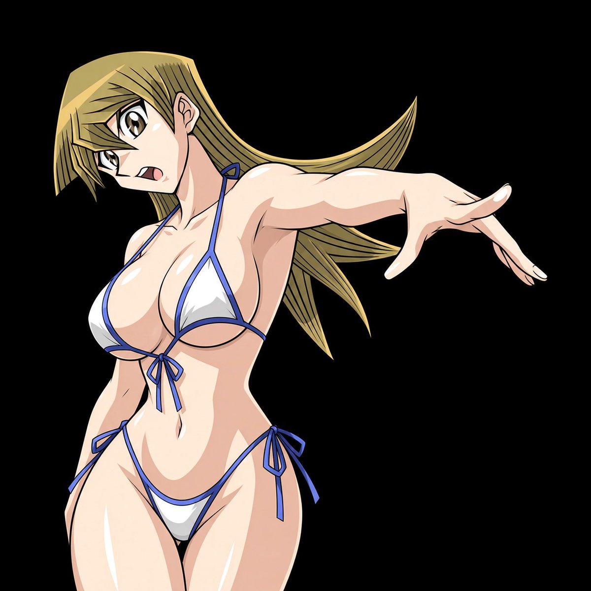 Birilillo's tweet photo. How are Asuka's breasts so tight-fitting? What is this, a vacuum seal?
Oh, and while I was at it, I added a picture of Asuka in a bikini. You know, you can never have too many likes.
#yugioh #yugioh_gx #asuka_tenjoin #alexis_rhodes #anime #fanservice https://t.co/GXv6fQZ1dU