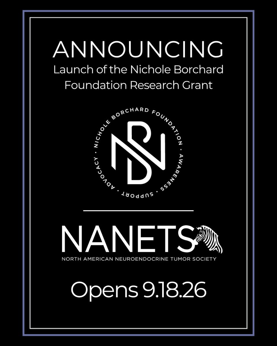 NANETS1's tweet photo. Nichole Borchard faced one of the rarest cancer diagnoses a woman can receive. The Nichole Borchard Foundation - created to change the narrative for patients - is now partnering with NANETS to fund new research into high-grade NEC. Up to $100K, applications open tomorrow. Details at https://t.co/ijLrhRs5g7