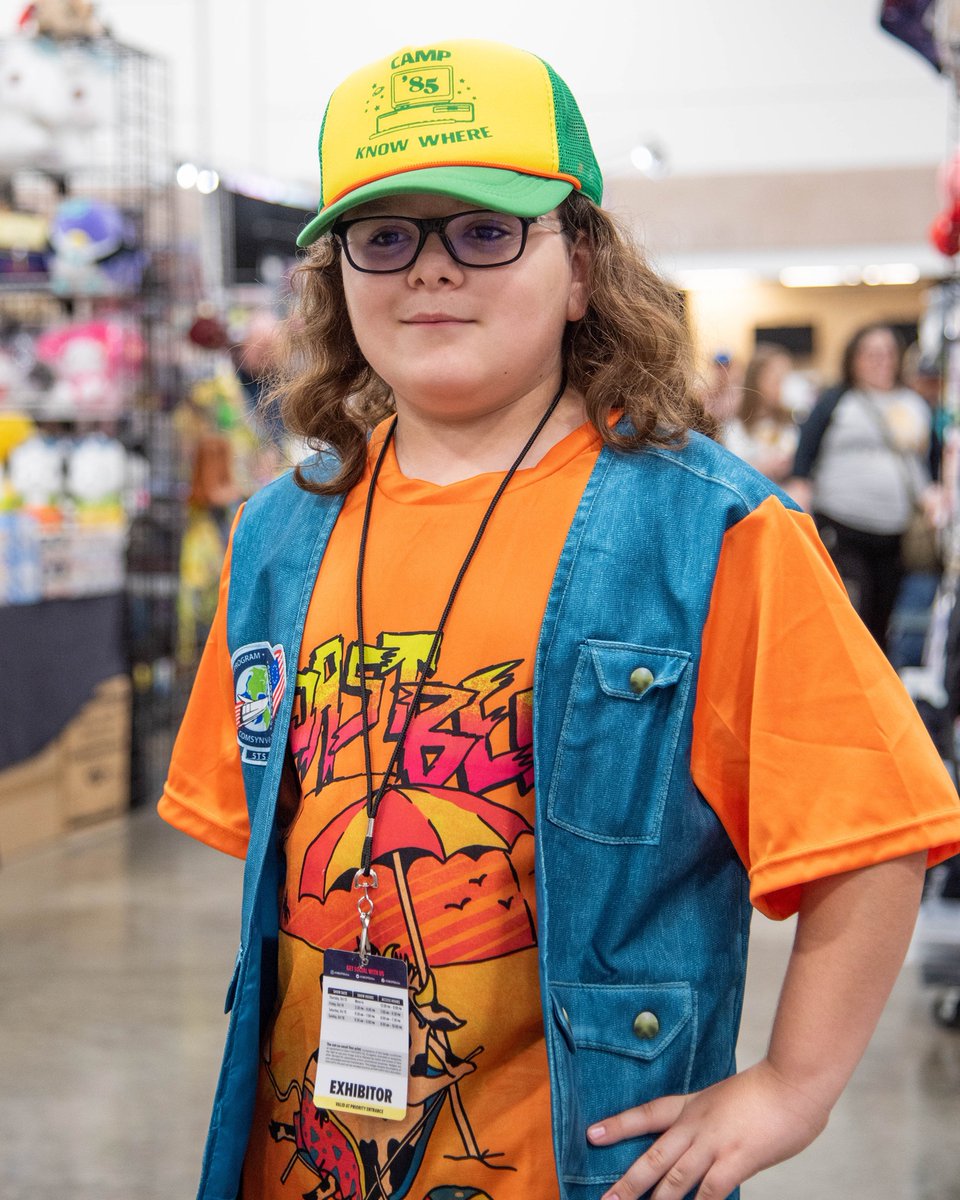 fanexpochicago's tweet photo. Welcome back to 1985. 📼
Season 2 of Stranger Things: Tales From ’85 is here; who’s heading back to Hawkins today?

#StrangerThings #TalesFrom85 #Cosplay #Cosplayers #Netflix https://t.co/gbKe5lUGQm