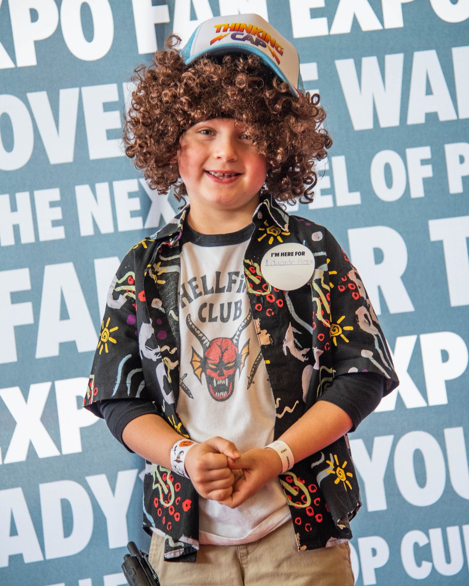 fanexpochicago's tweet photo. Welcome back to 1985. 📼
Season 2 of Stranger Things: Tales From ’85 is here; who’s heading back to Hawkins today?

#StrangerThings #TalesFrom85 #Cosplay #Cosplayers #Netflix https://t.co/gbKe5lUGQm