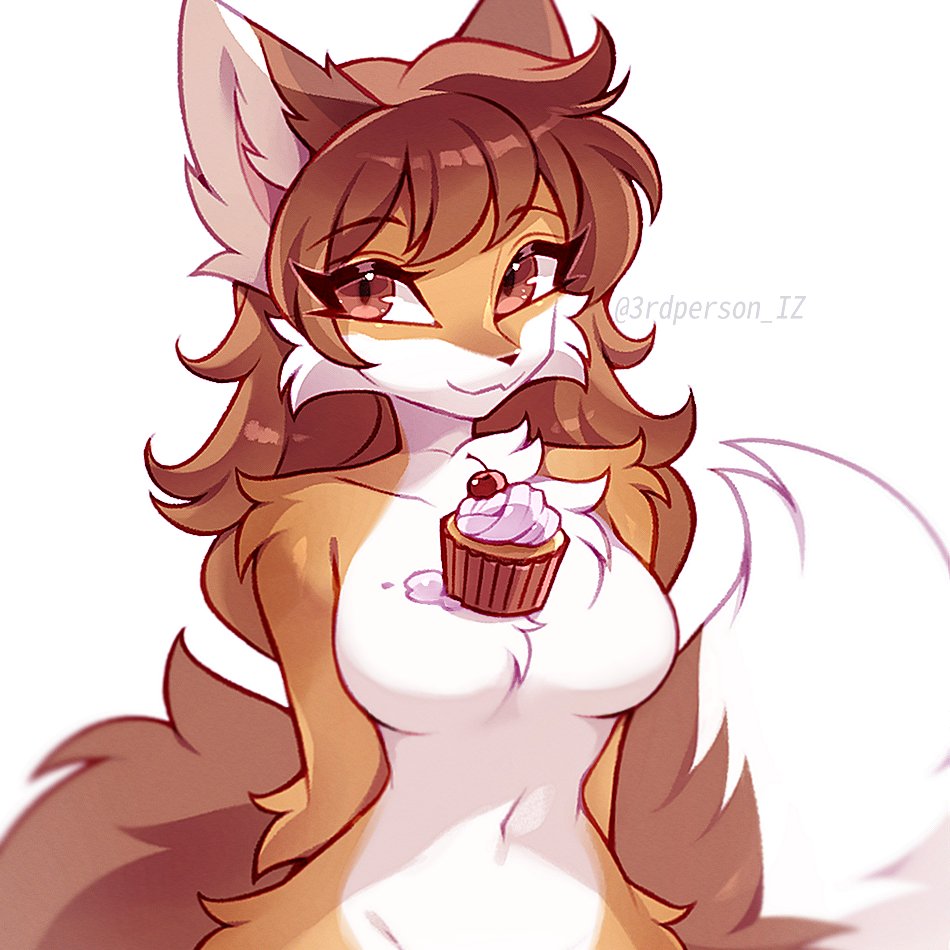 3rdPerson_IZ's tweet photo. cupcake and fox 🧁🦊 https://t.co/OGnS05WCeH