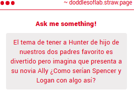 DoddlesofLab's tweet photo. En mi AU Hunter sigue siendo un niño poco social por que está rodeado de adultos. Supongo que si tiene novia se emocionarían por él sjksj https://t.co/5HJrQNSDjO