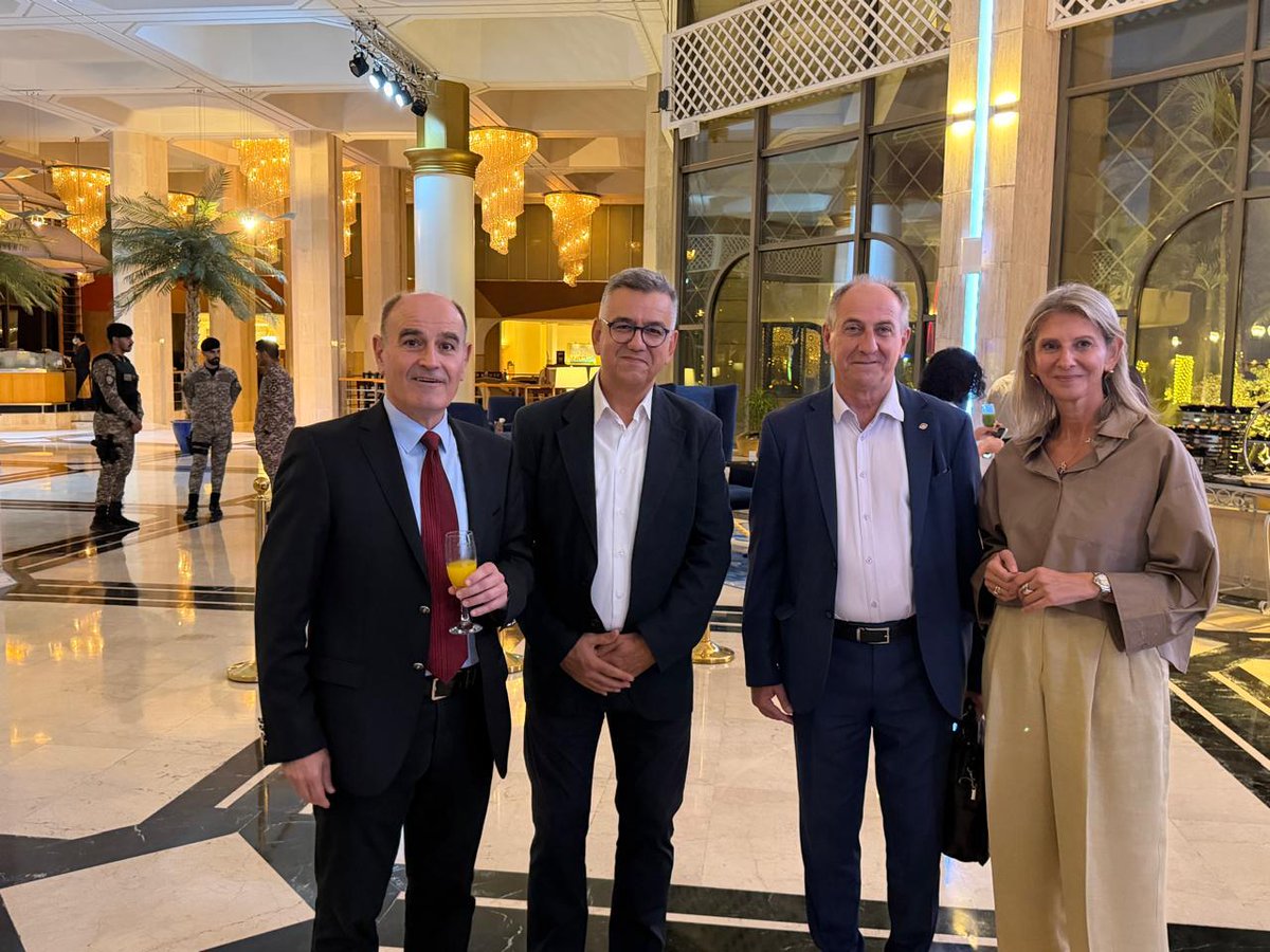 GreeceinKSA's tweet photo. A fruitful visit to Jeddah.  Received by H.Η. the Governor, visit to the Port Authority and  connecting with Greek expats https://t.co/WCnXmz9DfH