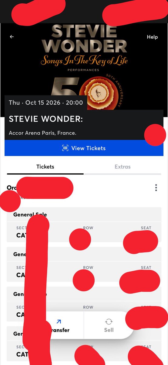 alydbubv's tweet photo. Salut ! J'ai des billets en trop pour Stevie Wonder places cote à cote à Accor Arena Paris. Je les vends au prix où je les ai achetés Suivez ou message-moi
#cherche #place #ticket #tickets
#presale #France #billet #revente #revend #vente #vend https://t.co/8UmJpTb7Bd