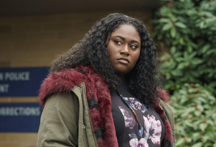 AWFJ's tweet photo. Happy birthday to the multitalented #DanielleBrooks! An Oscar nominee for 2023's #TheColorPurple, reviving the role she played in the Broadway musical, Brooks balances big projects like #ThePeacemaker with indies like the upcoming #IfIGoWillTheyMissMe, out this month. https://t.co/k1e1GmkReV