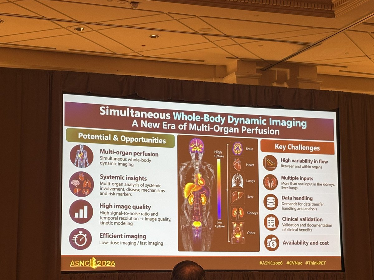 fermerani's tweet photo. 🎙️ Kicking off #ASNC2026 with the Mario Verani Memorial Lecture, presented by @almallahmo 

A fascinating journey through the future of Nuclear Cardiology—from SPECT & PET to CCTA, photon-counting CT, new tracers and AI. 🫀🔬

The future is multimodality, precision & patient-centered imaging!

@MyASNC #CVNuc #ThinkPET