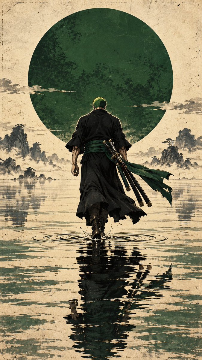 GuruWallpaper1's tweet photo. THE SWORDSMAN | RORONOA ZORO https://t.co/fXrJySsP66