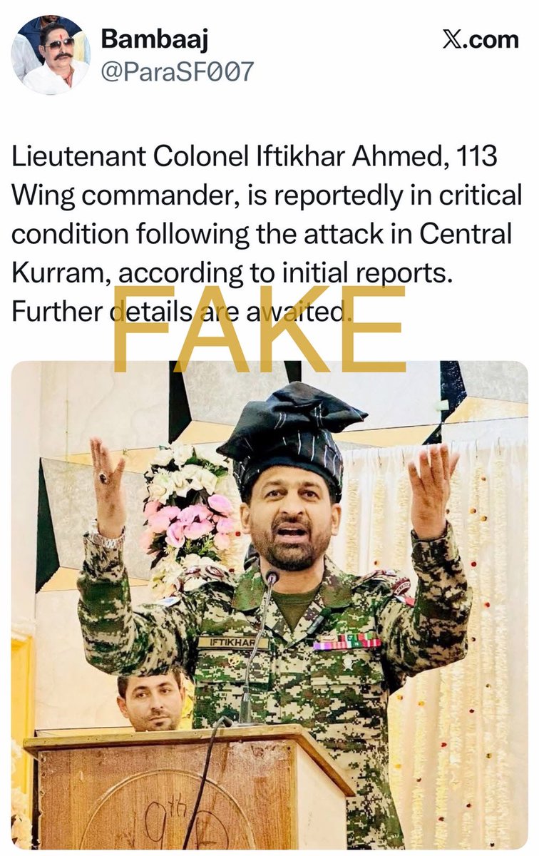 BREAKING: News Alert Surrounding Lt Col Iftekhar Ahmad - He is Safe!