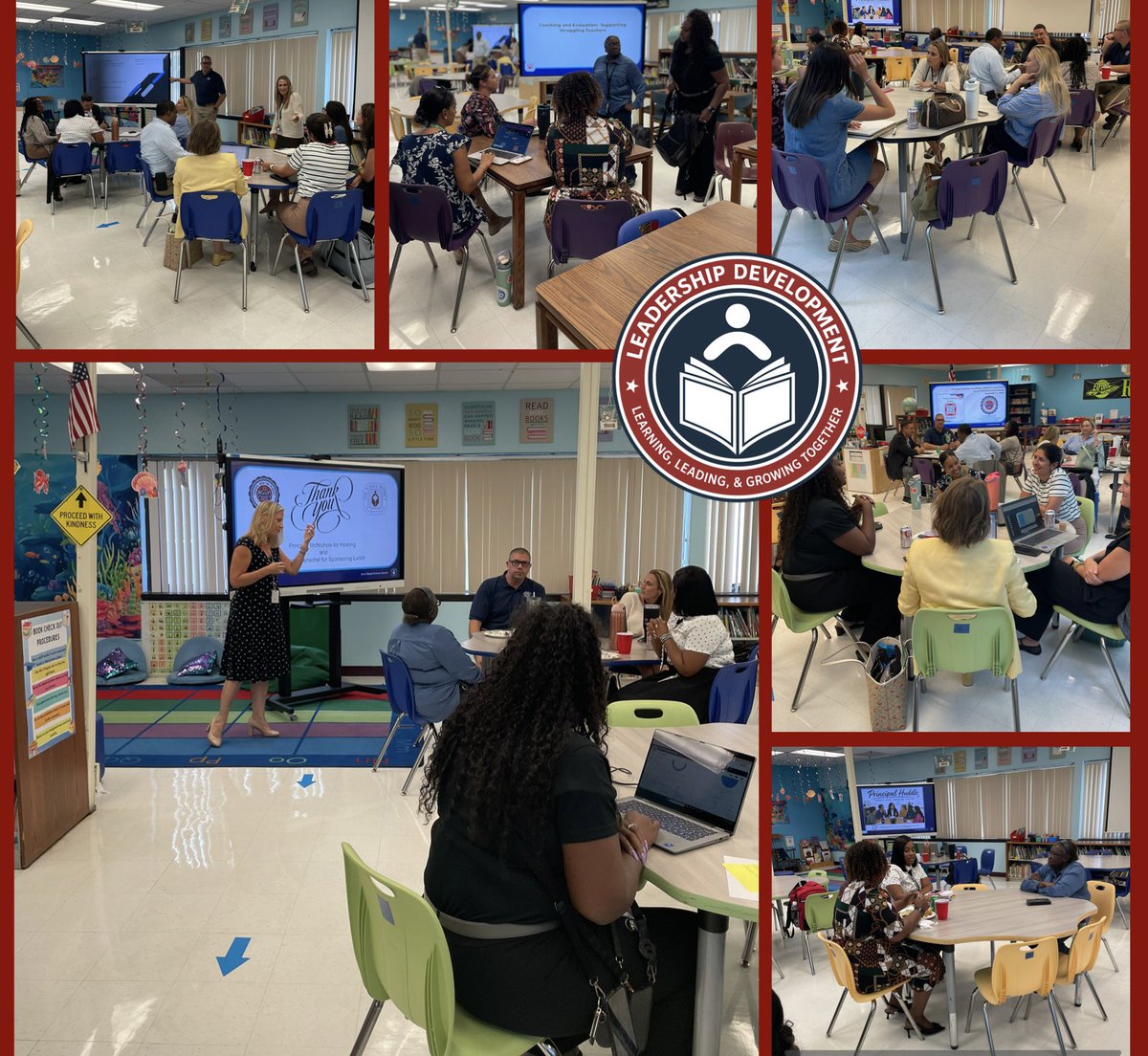 LeadPalmBeach's tweet photo. Thank you again Principal @mcnicholss for hosting PIA and Principal @KristinMenschel for providing lunch. Your dynamic duo with fellow Coaches/Principals @CaelethiaTaylor and Dr. Maupin was phenomenal! https://t.co/anw34rAUS0