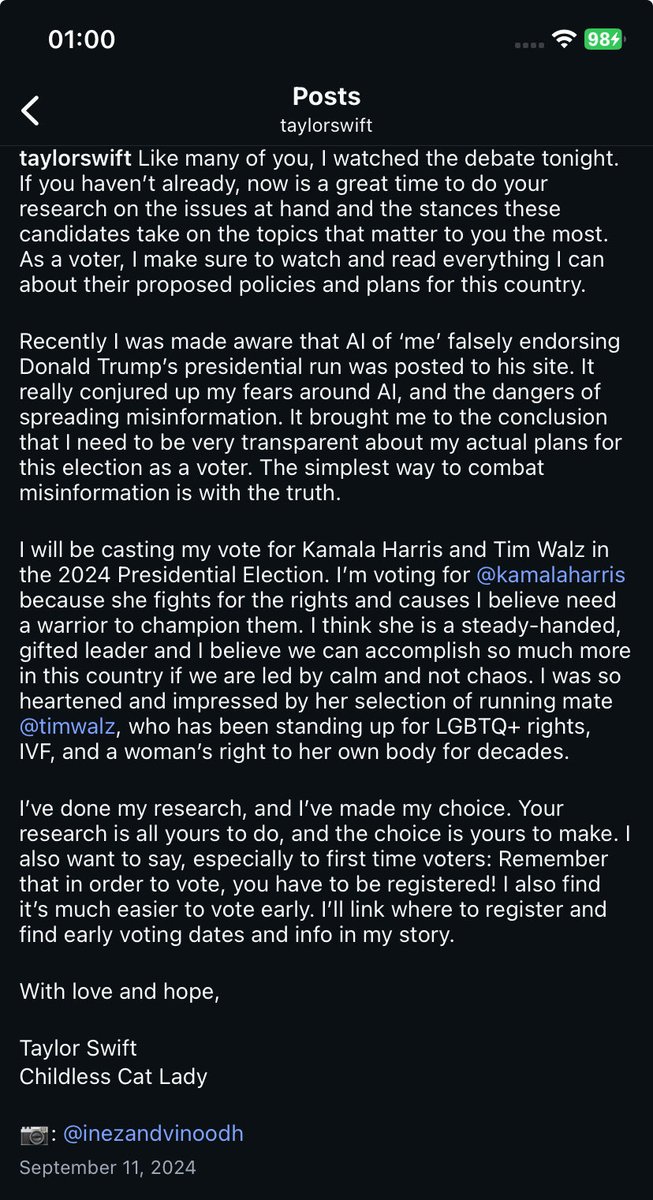 h00th0's tweet photo. @raidenmeistan69 @ikplaces89 @oIen0 @shutaism @biennasusej Additionally, sabi mo progressive lang siya noong 2017-2022, but this was her endorsing kamala and denouncing trump on 2024 during their elections https://t.co/fEUpALKLVB