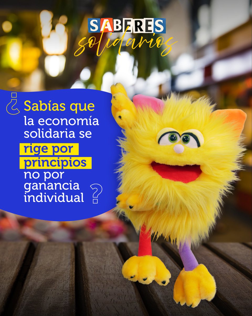 UsolidariaCo's tweet photo. 💡 Hay mucho por descubrir sobre la economía solidaria.

Acompaña a Soli en una nueva edición de #SaberesSolidarios y descubre, a través de este carrusel, algunas ideas clave para comprender cómo se construyen otras formas de hacer economía. 

#Soli #EconomíaSolidaria https://t.co/7zco2Xg2vF