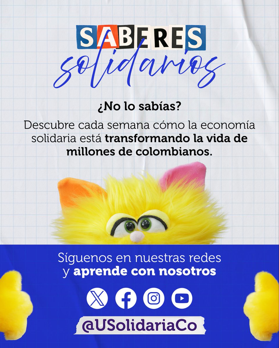 UsolidariaCo's tweet photo. 💡 Hay mucho por descubrir sobre la economía solidaria.

Acompaña a Soli en una nueva edición de #SaberesSolidarios y descubre, a través de este carrusel, algunas ideas clave para comprender cómo se construyen otras formas de hacer economía. 

#Soli #EconomíaSolidaria https://t.co/7zco2Xg2vF