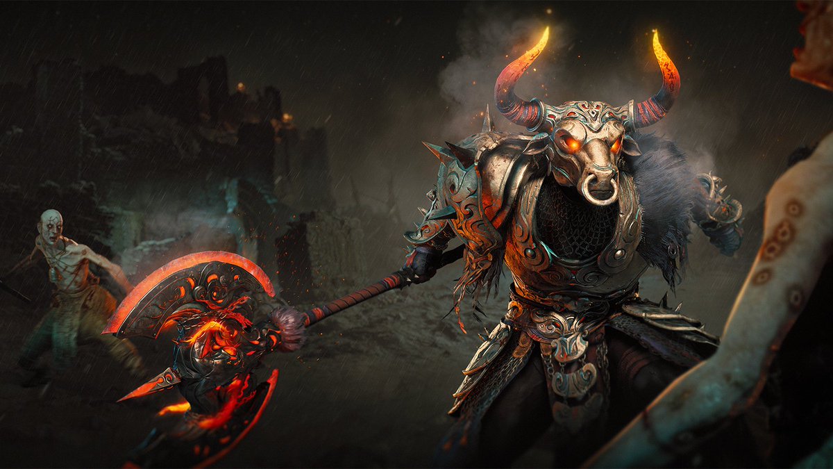 Diablo's tweet photo. Xbox Game Pass subscribers can slay in style. ⚔️

Link your active Game Pass to BNET and login to Diablo IV to get access to these armor sets and more to customize your journey through Sanctuary. https://t.co/q1tZM2VKy2
