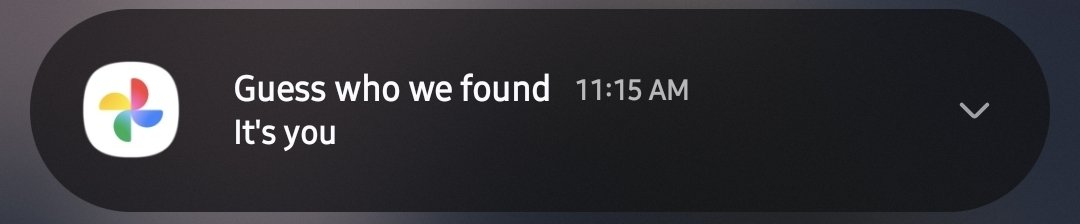 MurphyJaxer's tweet photo. Google photos being ominous for no reason https://t.co/llB68nCkIV