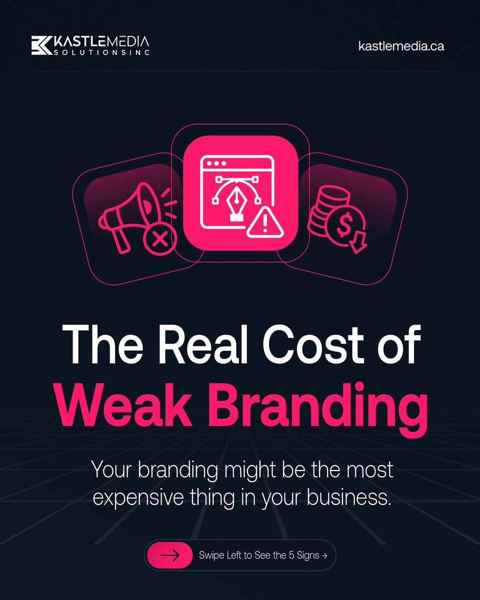 ClariceOslff's tweet photo. Weak branding isn’t just an aesthetic issue—it’s a revenue problem. When your brand fails to inspire confidence, you either lose clients or lower your price to win them. A strong identity changes both outcomes. https://t.co/ZKaE6M821c