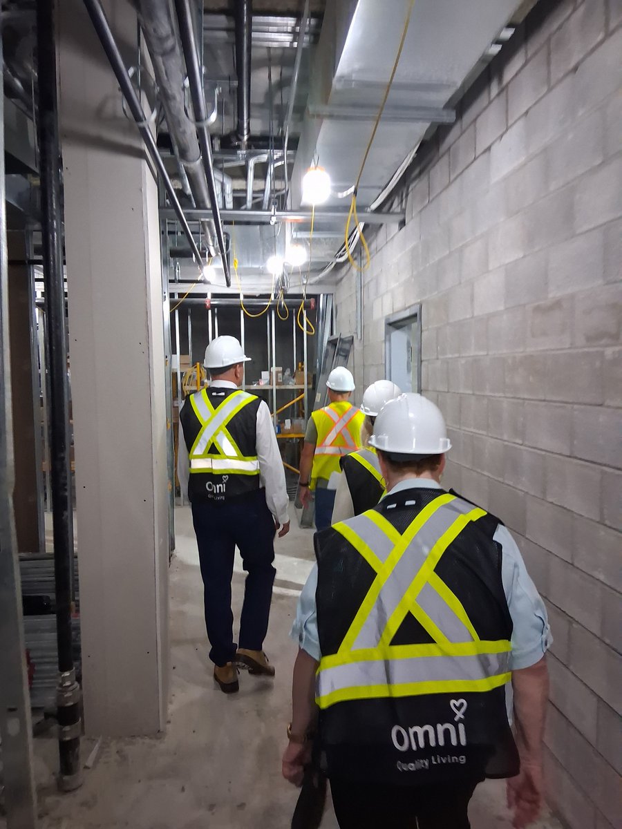 DaveSmithPtbo's tweet photo. The progress on OMNI Health Care’s new Riverview Manor in Peterborough is incredible to see! 
This brand-new, modern facility on Langton Street will feature 256 long-term care beds bringing state-of-the-art living spaces, improved comfort, and enhanced care to local seniors https://t.co/0kFpf0o8sQ