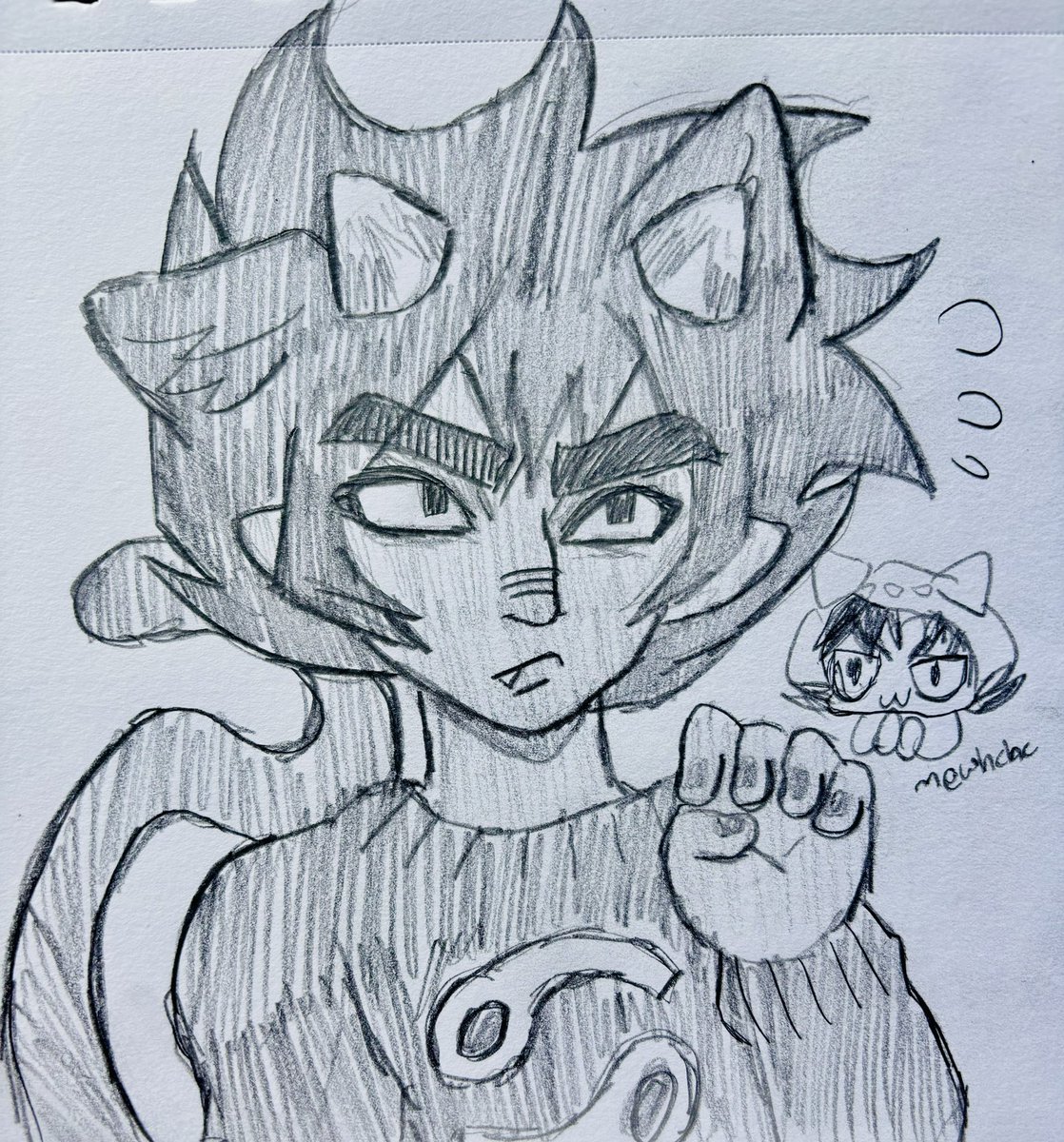 sugaredpegasus's tweet photo. "can you draw karkat as an angry kitty? :D" -> Yes!!!! Thank mew! https://t.co/CeLeVzIdDH

#homestuck #karakat https://t.co/yHbcrYjxtz