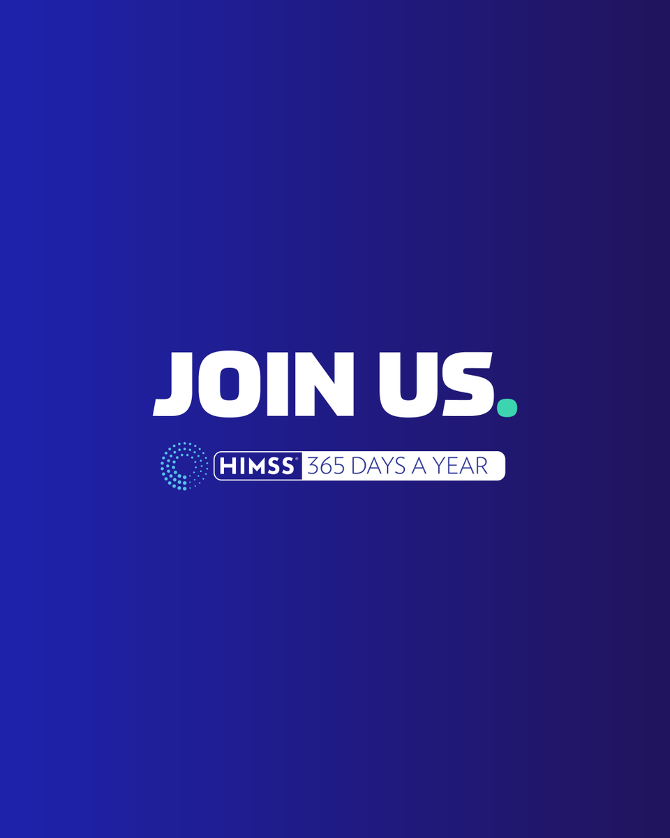 HIMSS's tweet photo. HIMSS brings together global members all united by one goal: to accelerate healthcare transformation.

Transformation doesn’t happen overnight. Whether you take a path of incremental or disruptive improvements, learn, grow, connect, and gain momentum with HIMSS all year.

We’re proud to unite and support passionate and talented minds shaping the future. Join us as a member: https://t.co/AdcylbmTFP