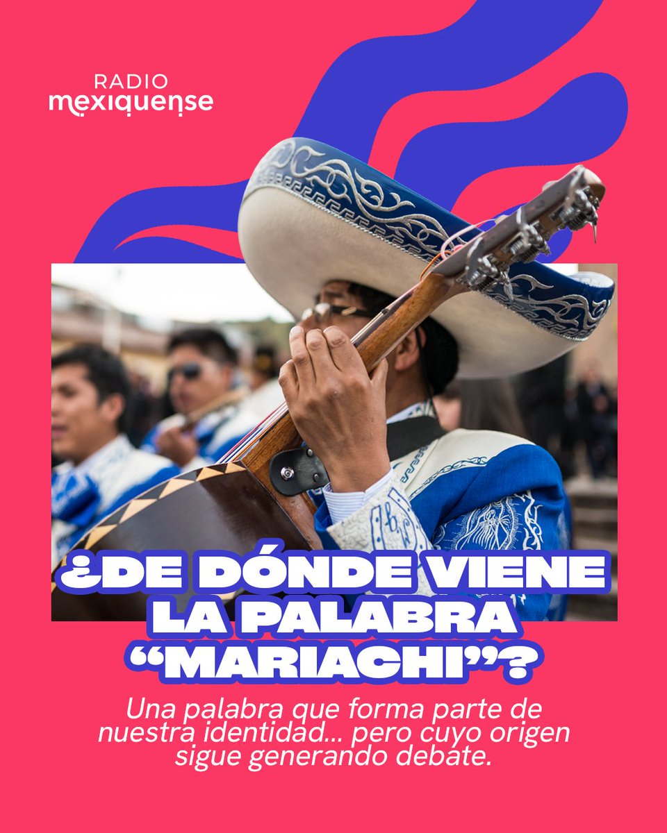 MexiquenseR's tweet photo. 🎙️ ¿Sabías que el origen de la palabra “mariachi” todavía es motivo de debate? 🇲🇽
Conoce las teorías detrás de esta palabra y descubre más datos e historias en Turno al Aire con Jesús Alcántara. 📻

#RadioMexiquense #TurnoAlAire #LaRadioQueAcompaña https://t.co/tdKxi5q2NT