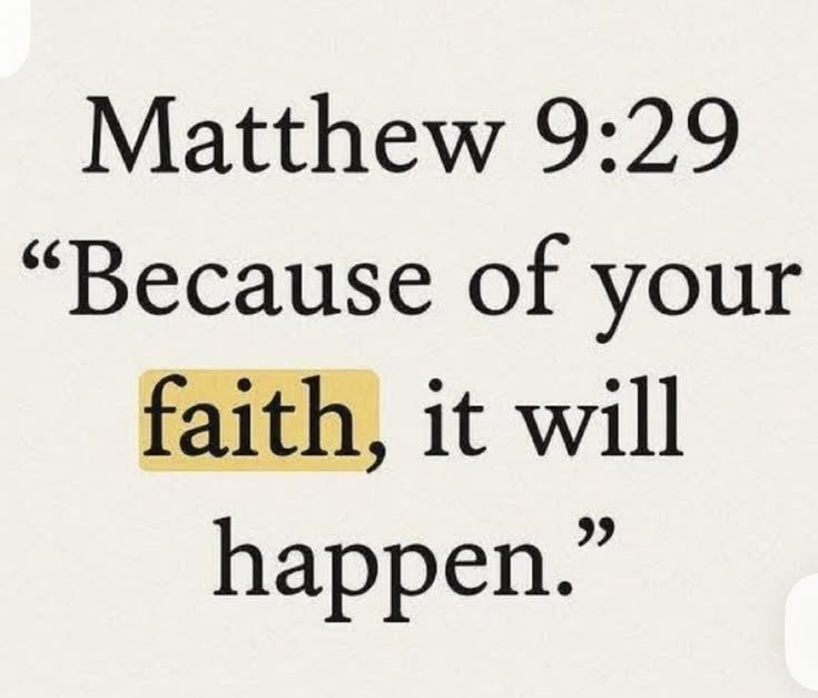 TheBibleDailyW's tweet photo. Matthew 9:29 https://t.co/f4I1hYvSAa