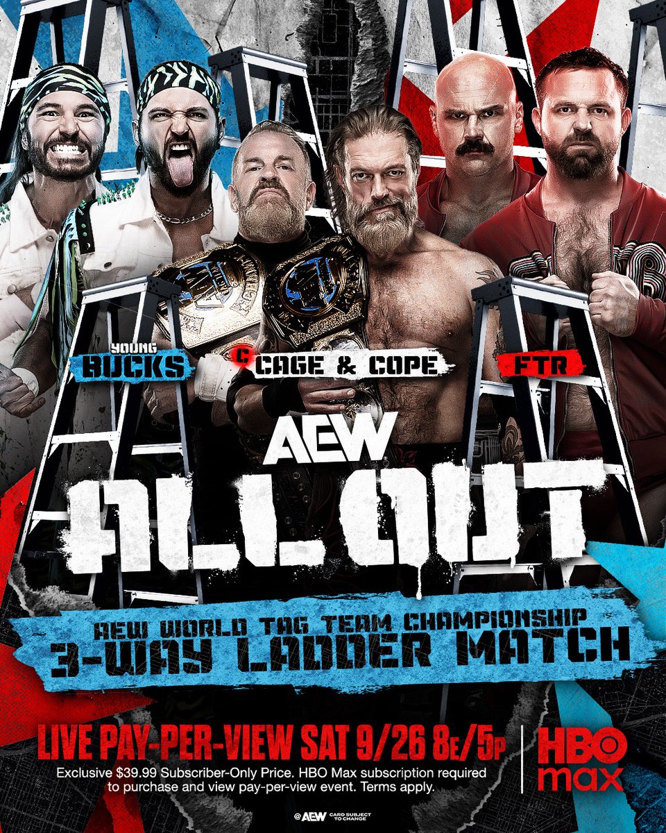 AEW's tweet photo. We are just NINE DAYS away from going All Out!

#AEWAllOut is on Saturday, 9/26, and the only way to be there is to join us on PPV! Be with us for an incredible night of wrestling NEXT SATURDAY, 9/26, at 8e/5p on PPV! https://t.co/oiRO2VQ3Us