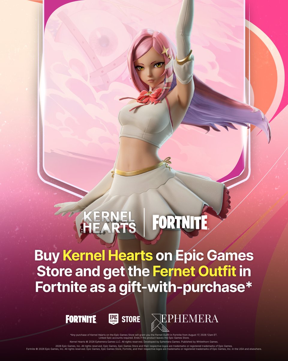 EpicGames's tweet photo. Get the Fernet Outfit in @Fortnite as a gift-with-purchase! https://t.co/09EtnEisZE
