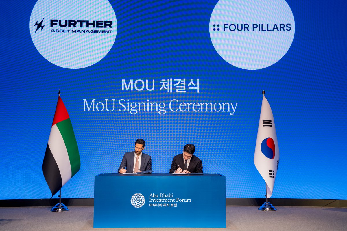 further's tweet photo. 1/ Further Asset Management and @FourPillarsFP are joining forces to advance institutional blockchain adoption. https://t.co/d8waNDRAuG