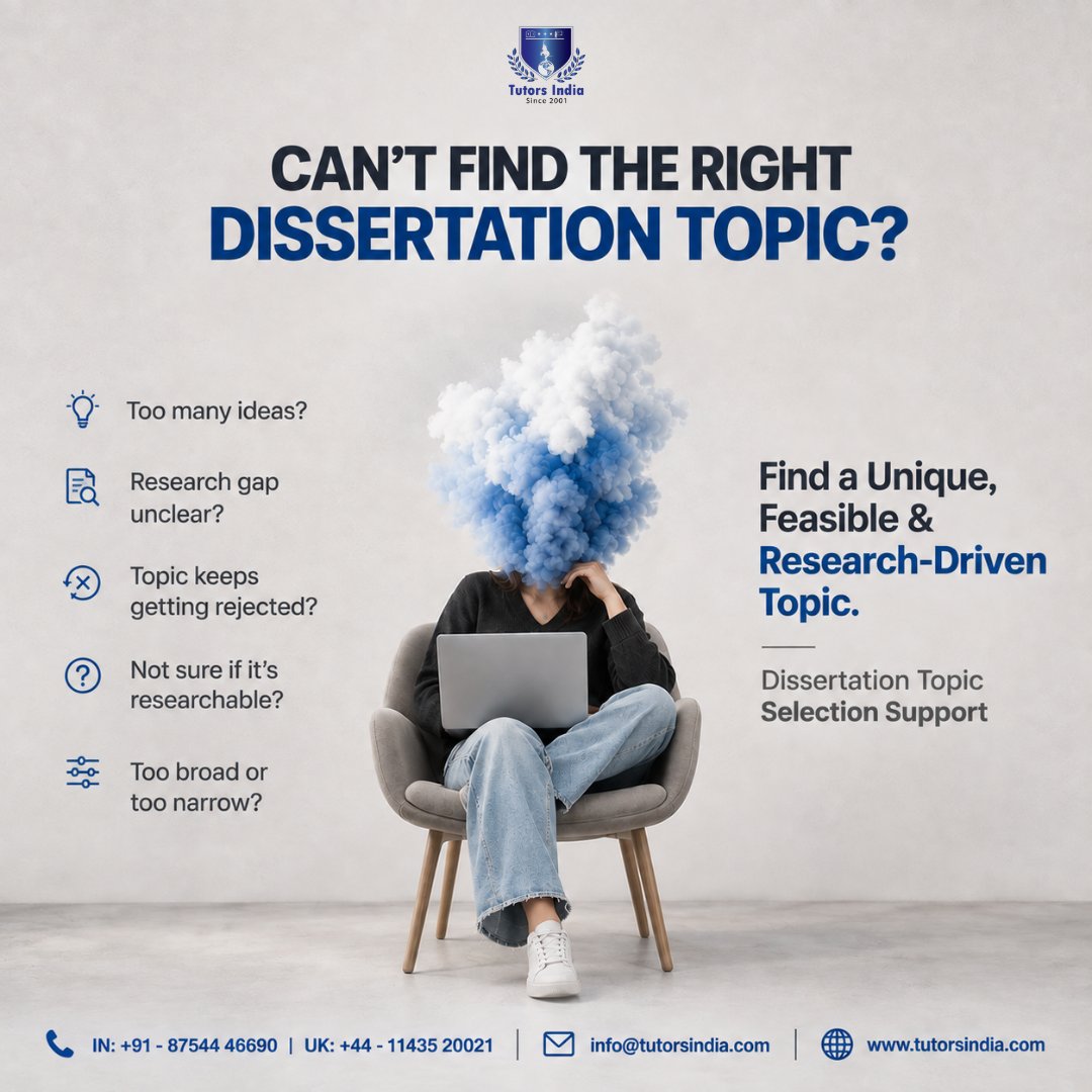 TutorsIndia's tweet photo. Can’t find the right dissertation topic? Move from too many ideas to a unique, feasible and research-driven topic with Dissertation Topic Selection Support. 
https://t.co/tyMdEHjM6D

#DissertationTopic #AcademicResearch #DissertationSupport https://t.co/JQQ9p2AGZ7