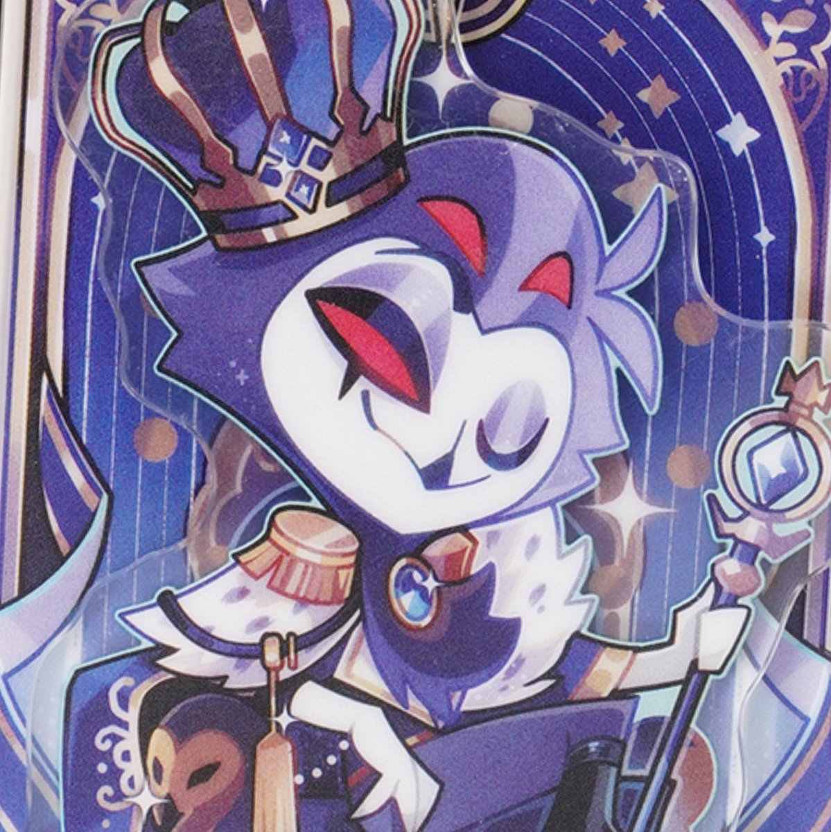 Giulimon17's tweet photo. WHERE ARE HIS PUPILS?? HE CAN'T SEE WITHOUT HIS PUPILS 😭😭

#HelluvaBoss #Stolas https://t.co/XkzrIRuCXG