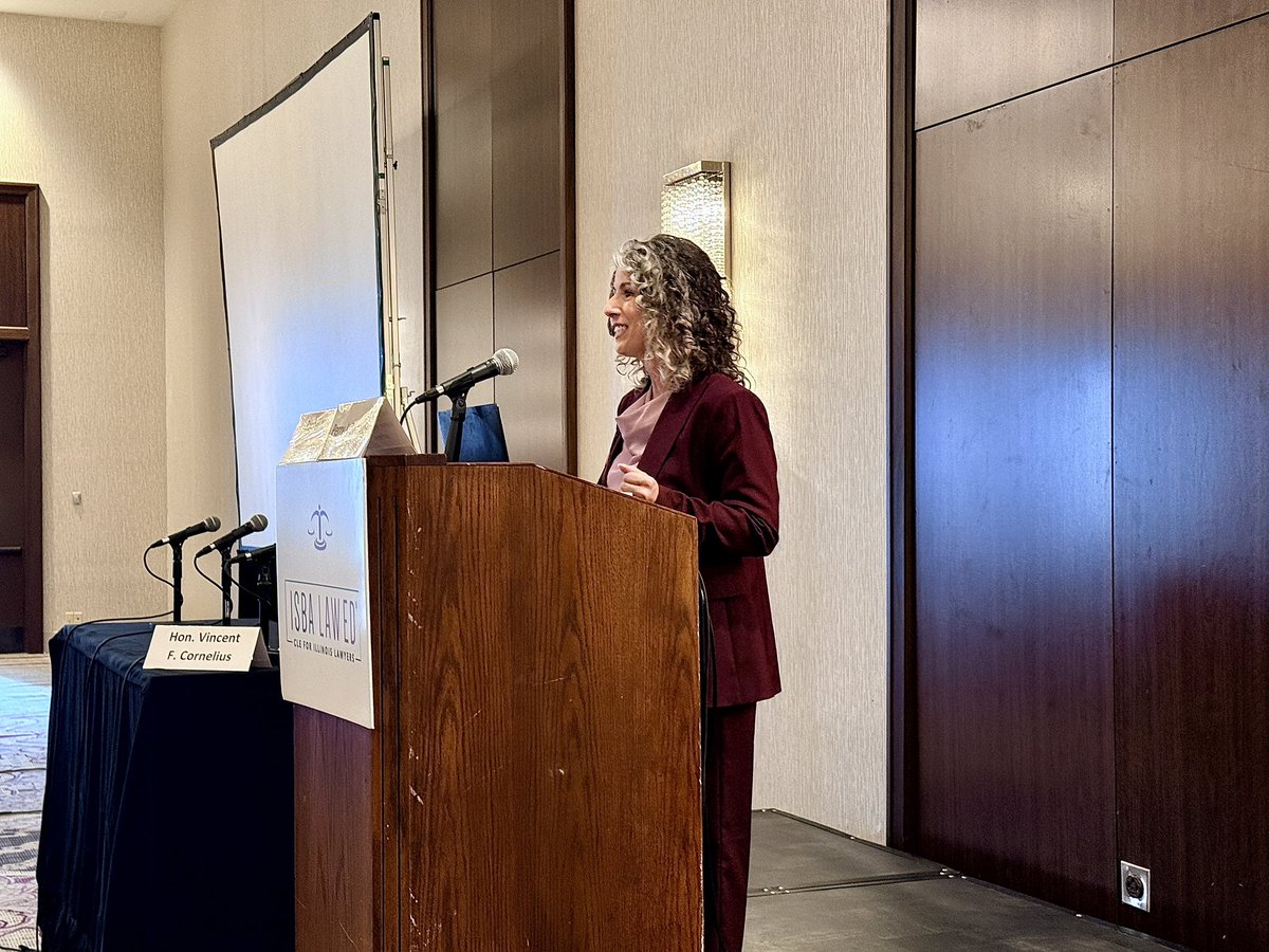 ISBAlawyer's tweet photo. ISBA President Perry Browder @SimmonsLawFirm &amp; Conference Chair Rachel Hernandez, Legal Solutions Collaborative Family Law, LLC, welcomed attendees to #ISBA #SSFC26 at the Peoria Marriott Pere Marquette! 🌟

Remember to tag ISBA on social media. 😉 https://t.co/oej7iEJkkk