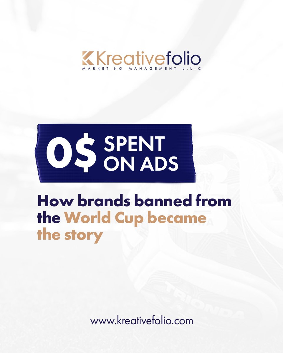 MissKrans's tweet photo. When Logo Cover-Ups Became the Tournament’s Biggest Marketing Campaign

FIFA’s strict clean-stadium policy forced nonsponsors to hide their logos. Instead, Levi’s, Gillette, Heinz, and Beats by Dre turned the restrictions into viral moments, https://t.co/9rYvSkCrQJ