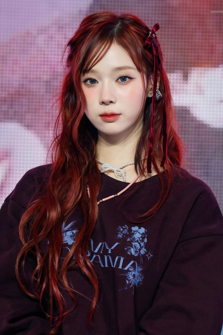 SANWISH67's tweet photo. Red heir winter is just 🤌

#winter https://t.co/d85bZrHzZL