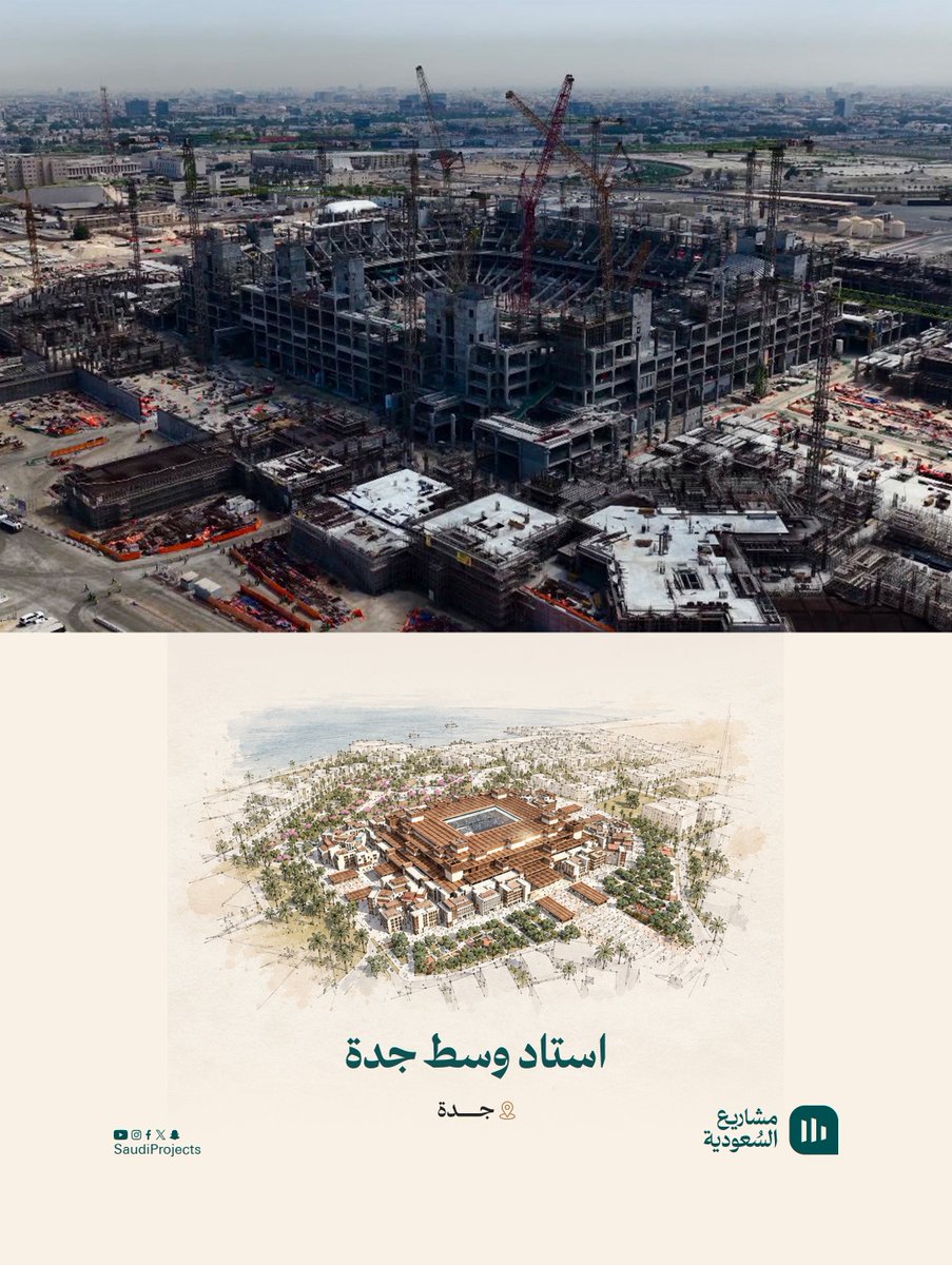 SaudiProject's tweet photo. المونديال 2034 واحد من الحكايات 🇸🇦🏟️

في تقرير #الأحلام_تحت_التنفيذ لشهر أغسطس، رصدنا أبرز تطورات ملاعب كأس العالم 2034، إلى جانب حراك المملكة في مختلف القطاعات

تصفح التقرير الآن:
https://t.co/ryI1LNV6jS https://t.co/bE17pxLmBc