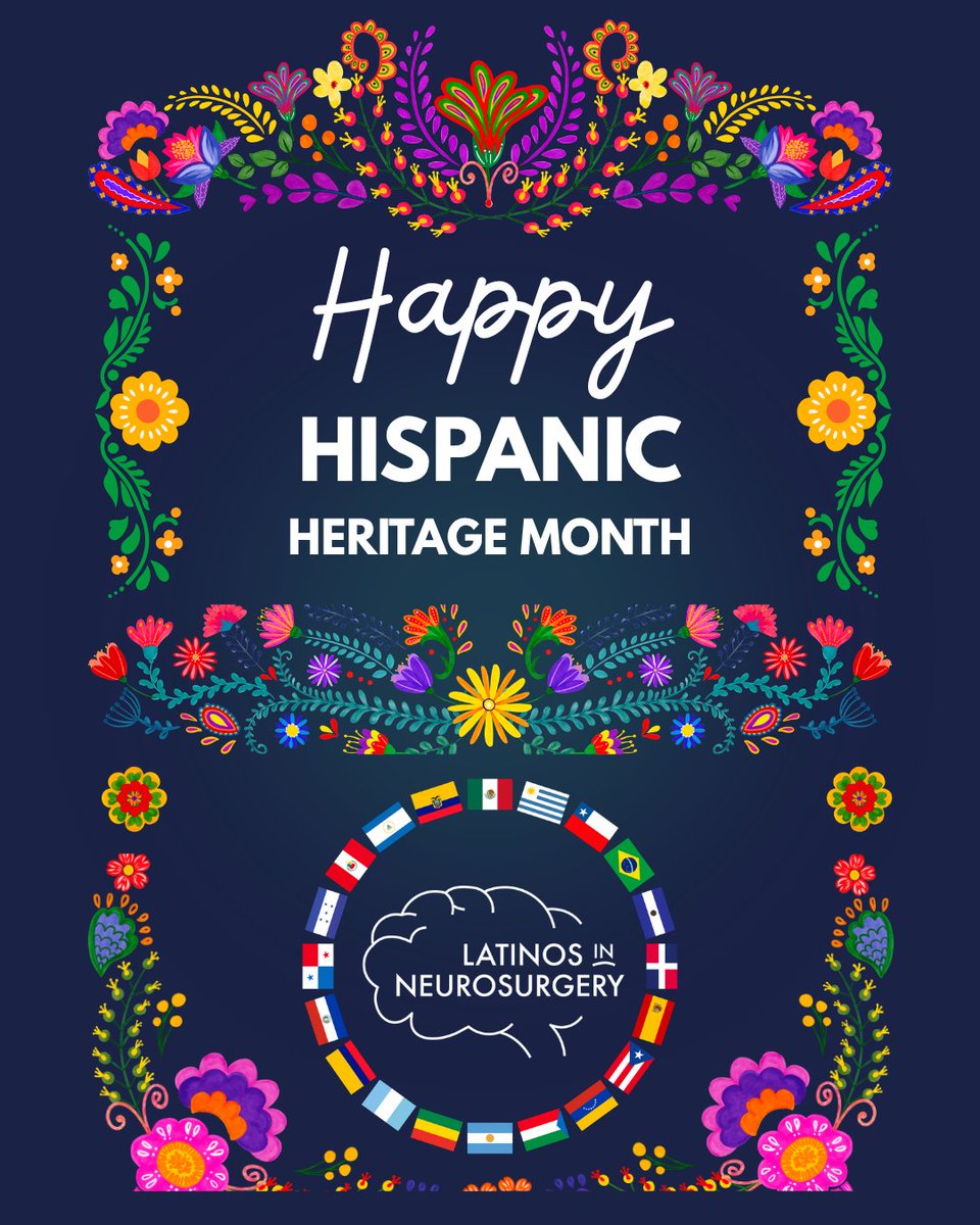 LatinxNSGY's tweet photo. Happy Hispanic Heritage Month to our LINS community!
We’re proud to honor and celebrate our Hispanic and Latino neurosurgeons, residents, medical students, and future leaders who elevate patient care, research, and representation every single day.
#LINS #HispanicHeritageMonth https://t.co/5noGnYCLD6