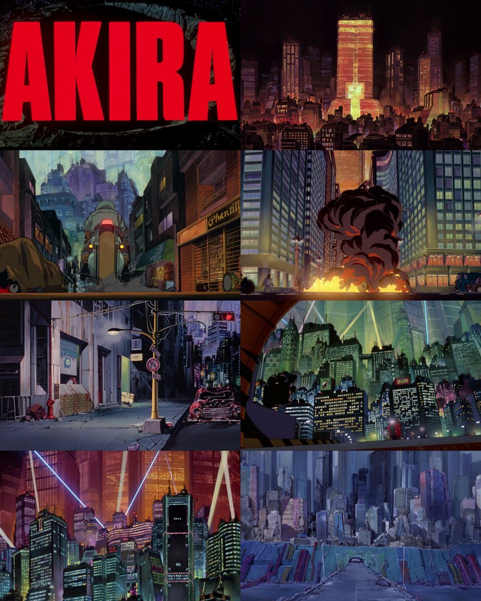 scifried's tweet photo. Cyberpunk cities https://t.co/EGu9PLNBFQ