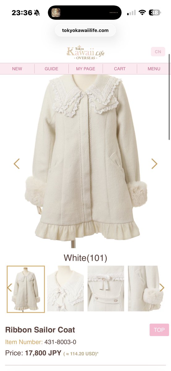 minimillepede's tweet photo. i would eat 20 packets of wasabi for this fckin liz lisa coat https://t.co/VMzK7KjW5H