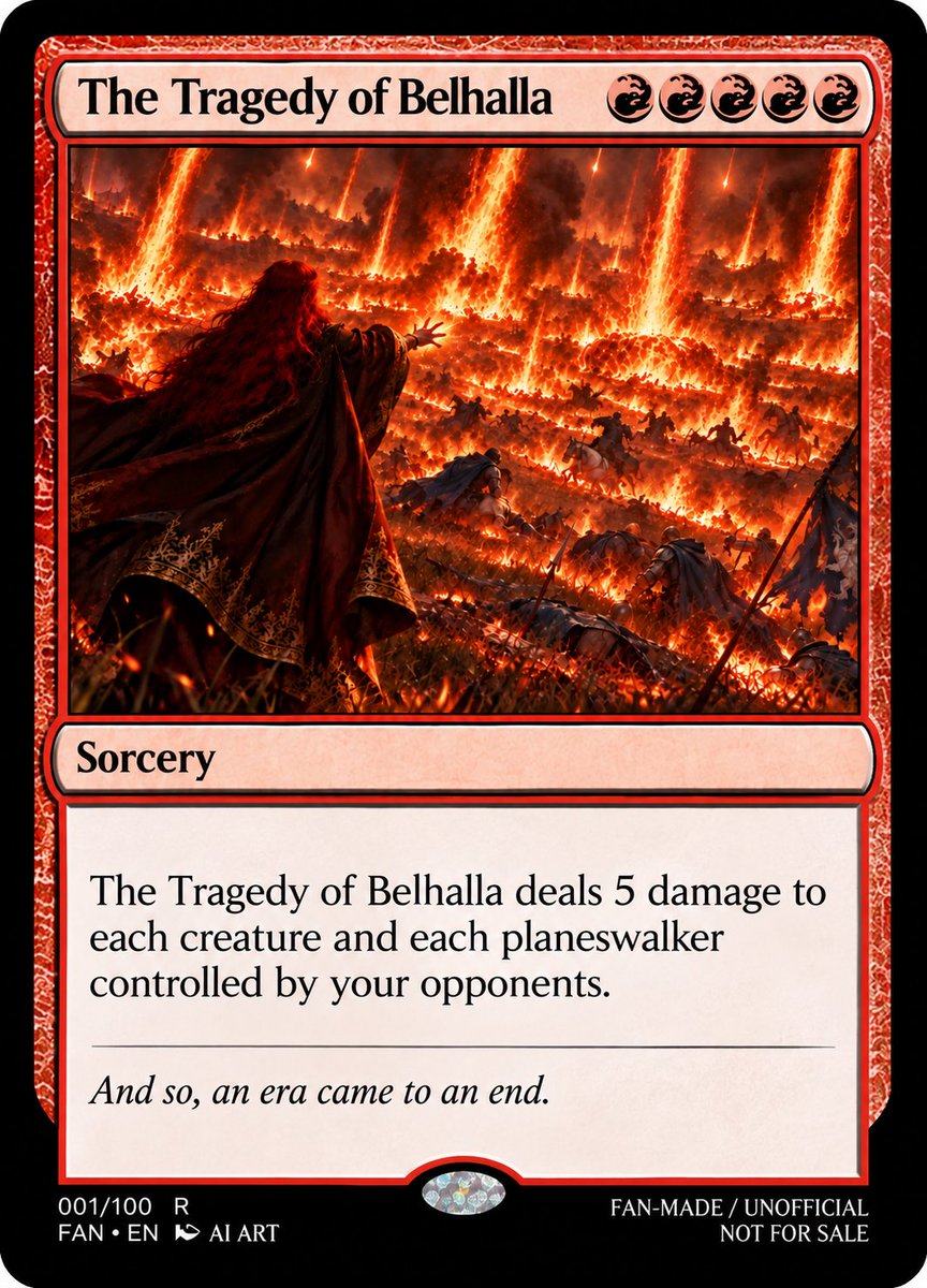 MozaiQShowHey's tweet photo. #架空MTGカード #MTG #MagicTheGathering
#ファイアーエムブレム #聖戦の系譜
#バーハラの悲劇 #FireEmblem
#GenealogyOfTheHolyWar #FE4
#BattleOfBelhalla #Arvis
#FanMade #AIArt https://t.co/z66dIvUwzl