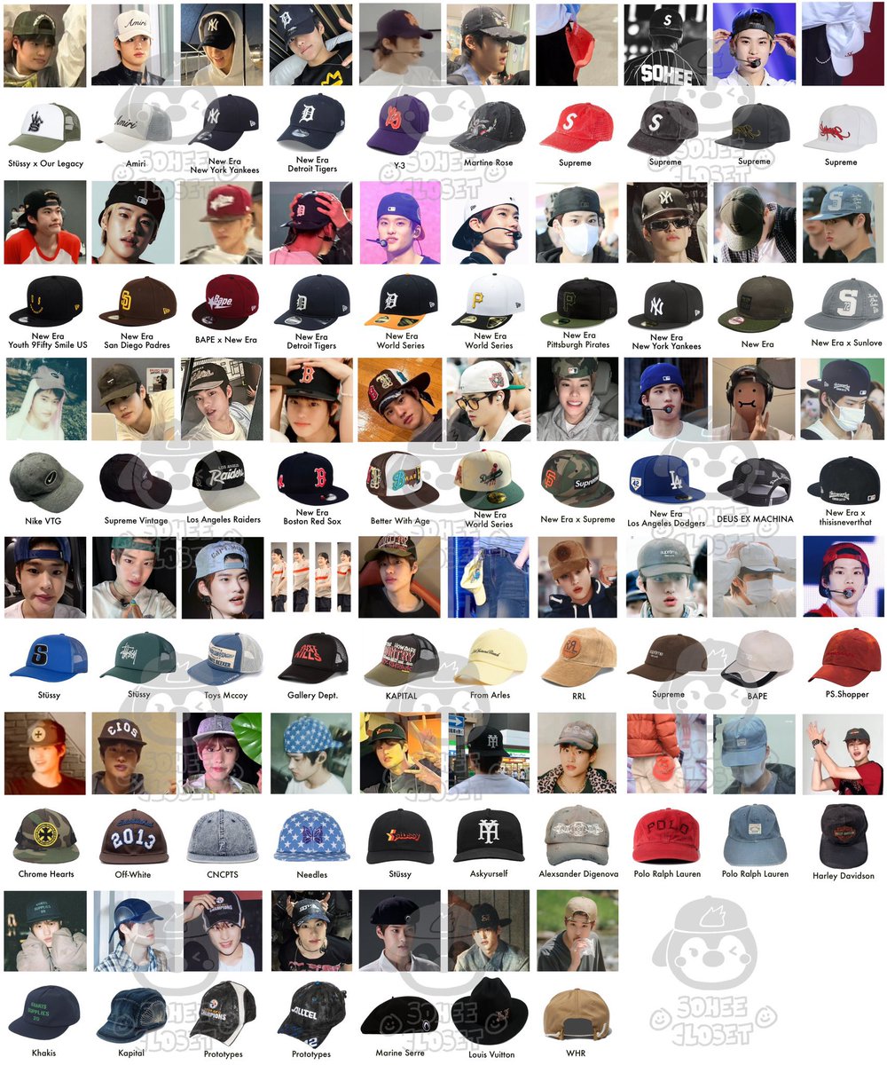 illljoo's tweet photo. @lilinhh fun fact is both are kind the same but not, mlb korea bought the licensing for logos but new era korea is a branch of the actual company. you can see both logos on cap. you can tell them apart by new era’s iconic 59FIFTY/9FORTY gold stickers, sohee mostly owns those!! :) https://t.co/ui48qxiMp9