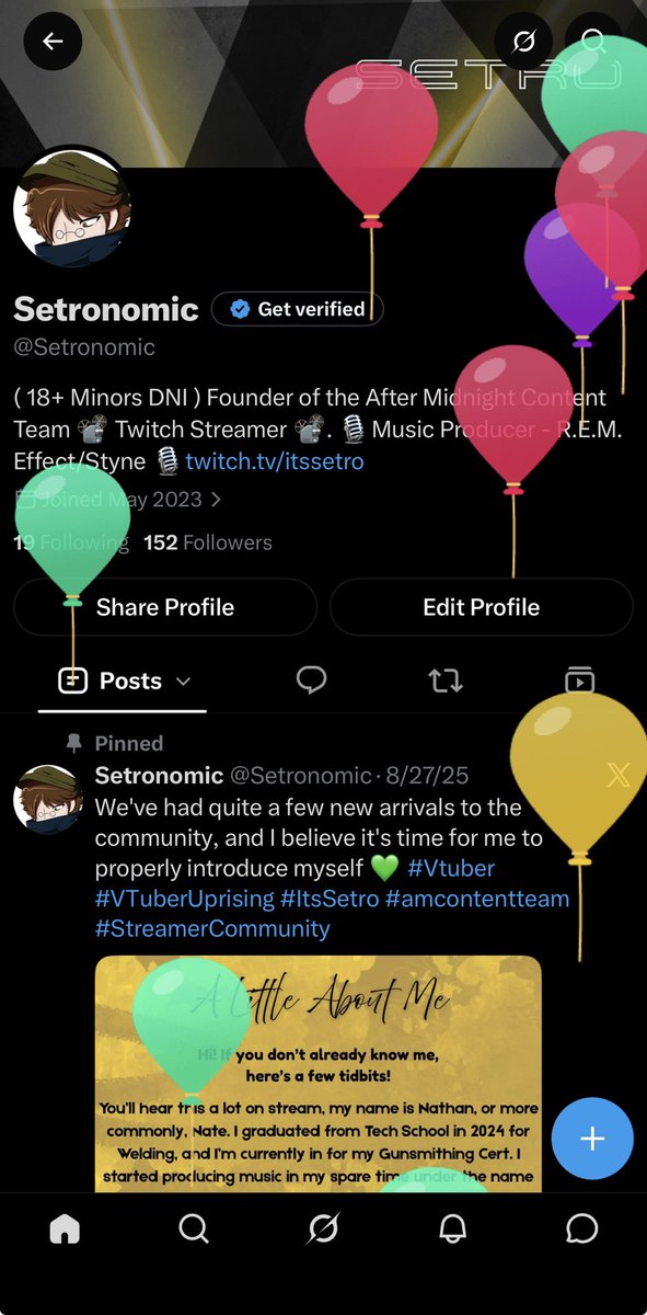 Setronomic's tweet photo. Ballooooons…💙
Another year survived, let’s do it again https://t.co/3Xnk41YvEc