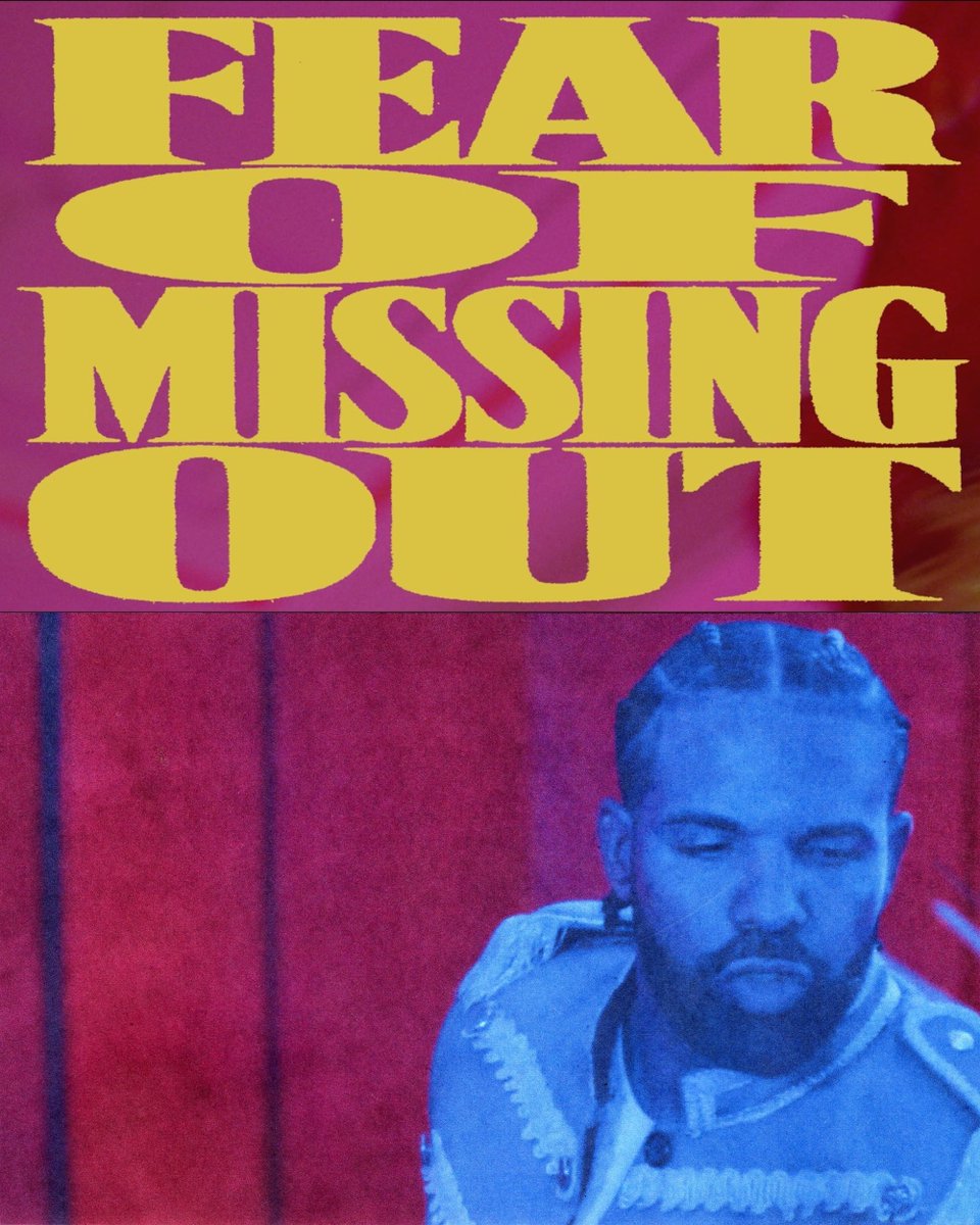 Kurrco's tweet photo. DRAKE

FEAR OF MISSING OUT
(FILM)

OUT NOW ON YOUTUBE 🚨

🔗: https://t.co/0U50sut61R https://t.co/squVIqeAOL